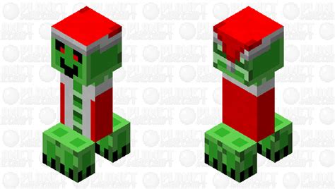 Earthpack Christmas Exclusive Santa Creeper Minecraft Mob Skin