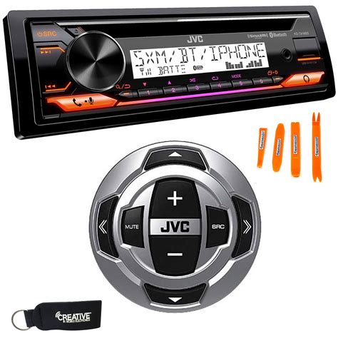 JVC KD T91MBS Marine Stereo W CD BT USB SiriusXM Ready Amazon