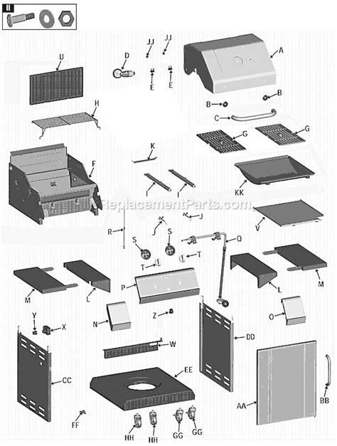 char broil 463250212 parts list and diagram char broil gas grill