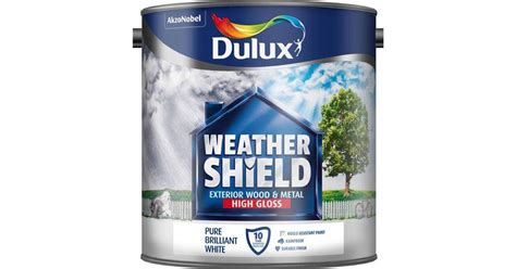 Dulux Weathershield Exterior Metal Paint Wood Paint White 25l