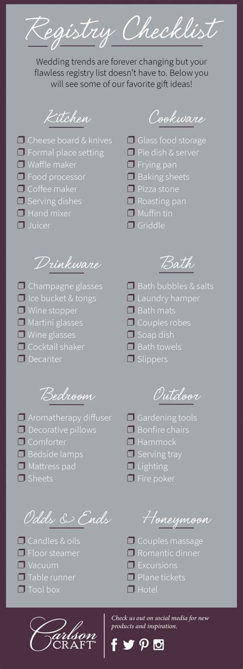 wedding registry guide crafted for you wedding registry guide