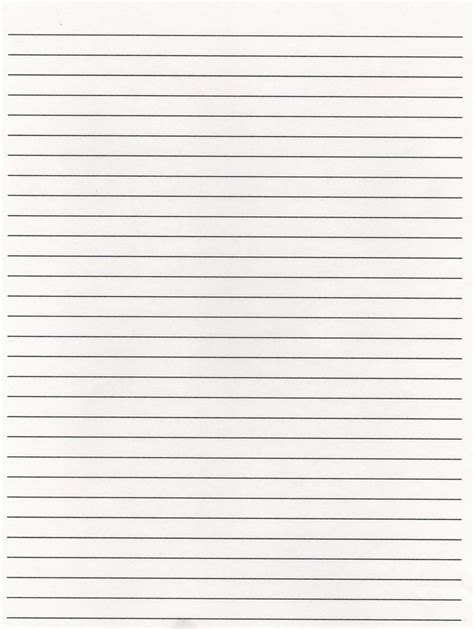 Free Printable Lined Paper