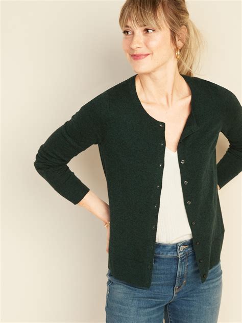 Semi Fitted Button Front Cardi For Women Old Navy Casual Cardigans