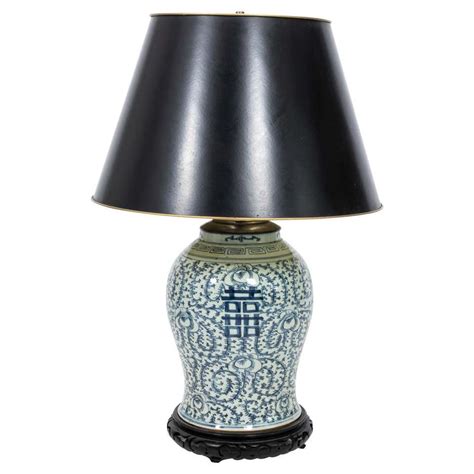 Blue And White Ginger Jar Table Lamp At 1stdibs