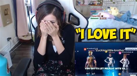 Pokimane Reacts To Fortnite Edition By Fitz Youtube