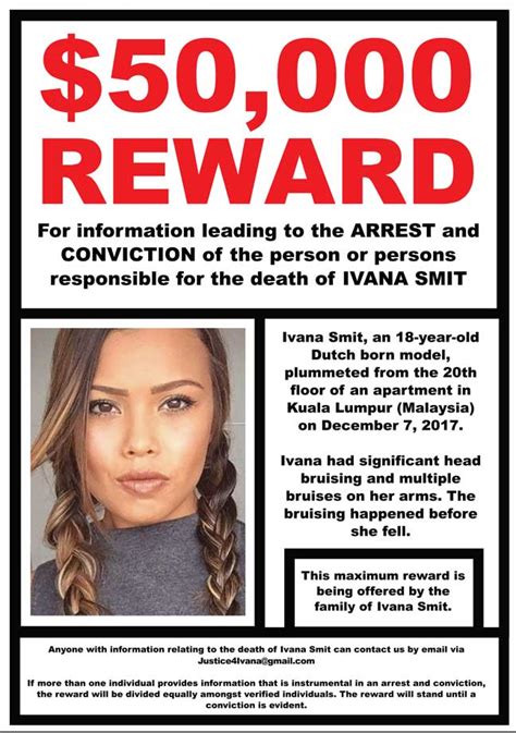 who killed ivana smit the model who had everything to live for have you any information about