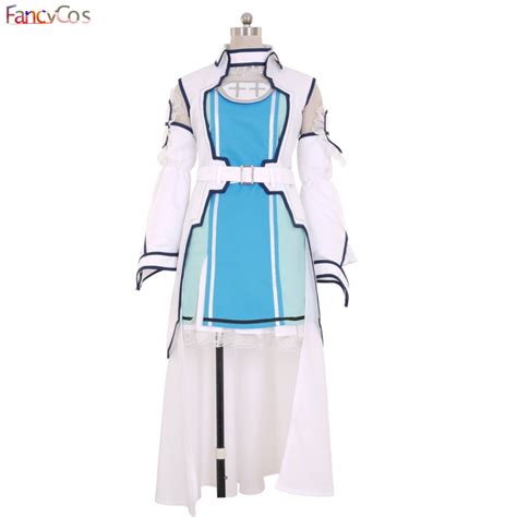 Halloween Womens Sword Art Online Sao Yuuki Asuna Dress Cosplay
