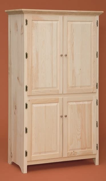 8 Photos Unfinished Wood Kitchen Pantry Cabinets And Description Alqu