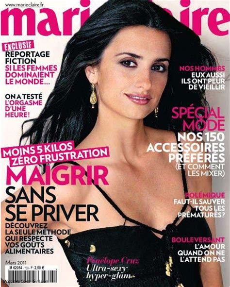 Penelope Cruz Covers The Marie Claire Magazine March 2011 Cinephotoglitz