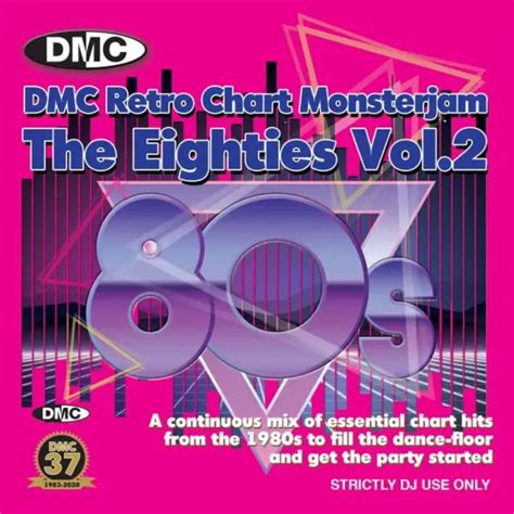 Dmc Monsterjam Retro Chart Eighties Vol 2 Continuous Mix Disc 80s Music