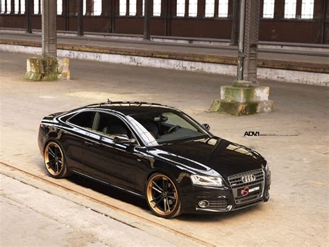 Black Audi A5 Advrsq1 Track Spec Super Light Matte Black