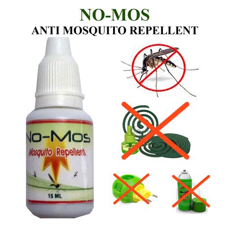 No Mos Anti Mosquito Repellent Drops Herbal Pack Of 10