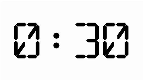 30 Second Countdown Timer With Alarm Youtube