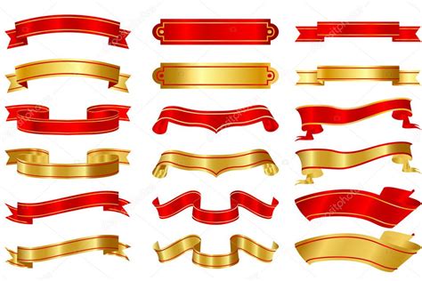 Set Of Ribbons Stock Vector Image By ©vectomart 5151327