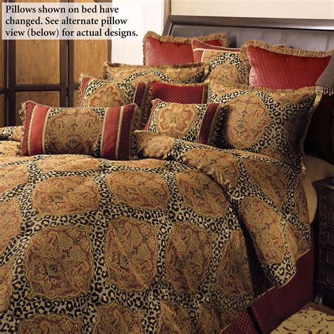 That is what we thought too! Temara Damask Leopard Print Comforter Bedding