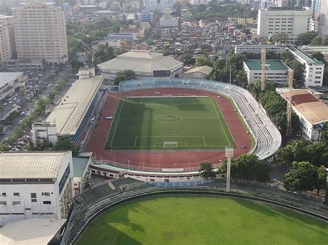 Rizal Memorial Track And Football Stadium In Malate Manila San Juan