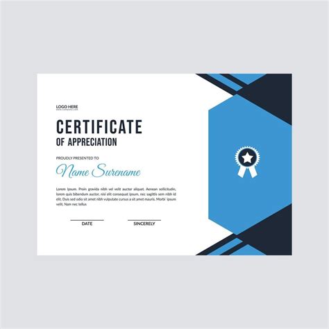 Certificate Template Awards Diploma Background Vector 3429268 Vector