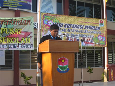 Sd mi smp mts sma smk ma. SMK Dato' Shamsudin Nain: Hari Koperasi Sekolah SMKDSN 2011