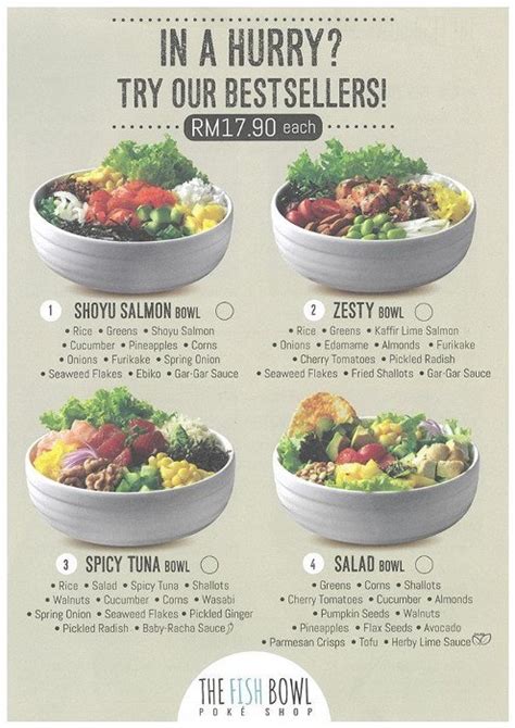 The fish bowl, 1 utama. *Must Try* A Healthy Protein Salad Galore - The Fish Bowl ...