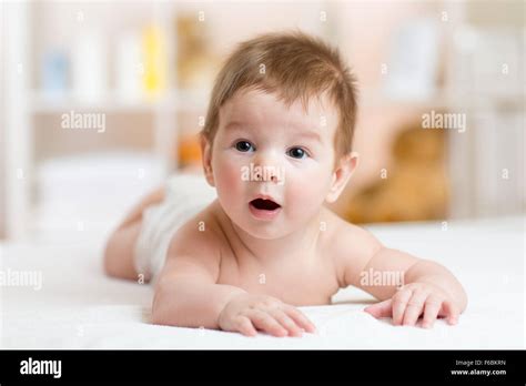 Little Boy Lying On Belly Hi Res Stock Photography And Images Alamy