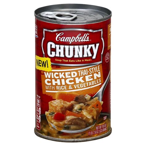 Campbells Chunky Wicked Thai Chicken With Rice Shop Soups And Chili At