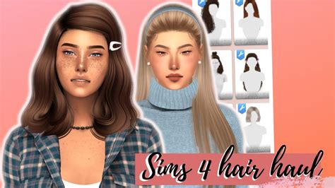 Sims 4 Hair Haul👱‍♀️💙 40 Links Youtube