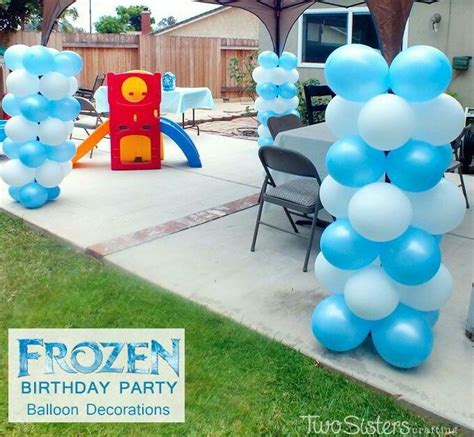 Pin By Judy Quinn On Party Decorations Frozen Balloon Decorations