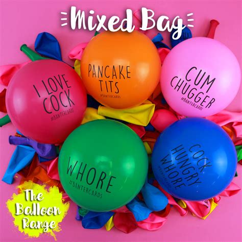 Mixed Thirsty Girl Balloons