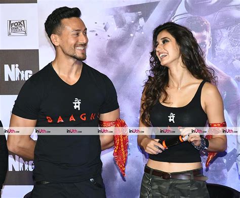 Tiger Shroff And Disha Patanis Candid Moment At Baaghi Trailer Launch