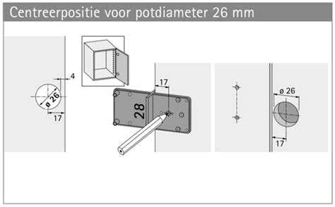 Bohrschablone F R Topfscharniere Und Mm Kaufen Wovar