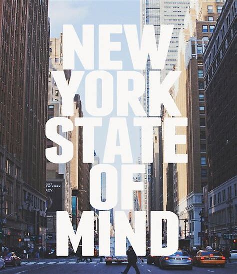New York State Of Mind Nyc America Posters By Garciapayan Redbubble