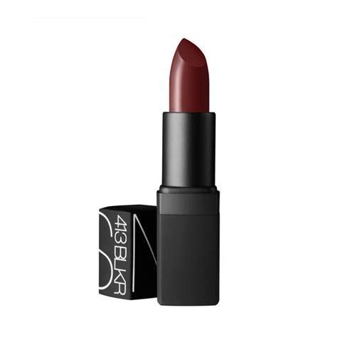 Nars Semi Matte Lipstick In Blkr Lipstick Dark Red