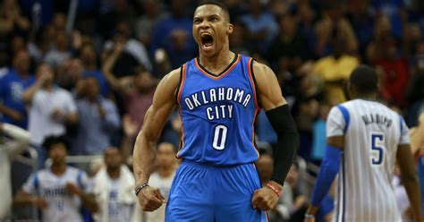 Russell westbrook (right ankle sprain) and robin lopez (left ankle sprain) are both questionable for tonight's game against the spurs, the wizards say. Russell Westbrook contro tutti - Play.it USA