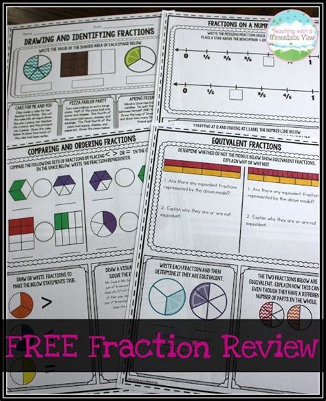 The Ultimate List Of Fraction Activities Teaching With A Mountain
