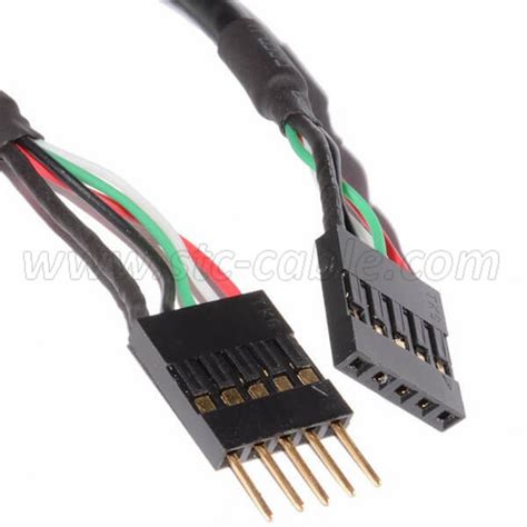 dupont 5 pin usb motherboard header male to female cable china stc electronic hong kong