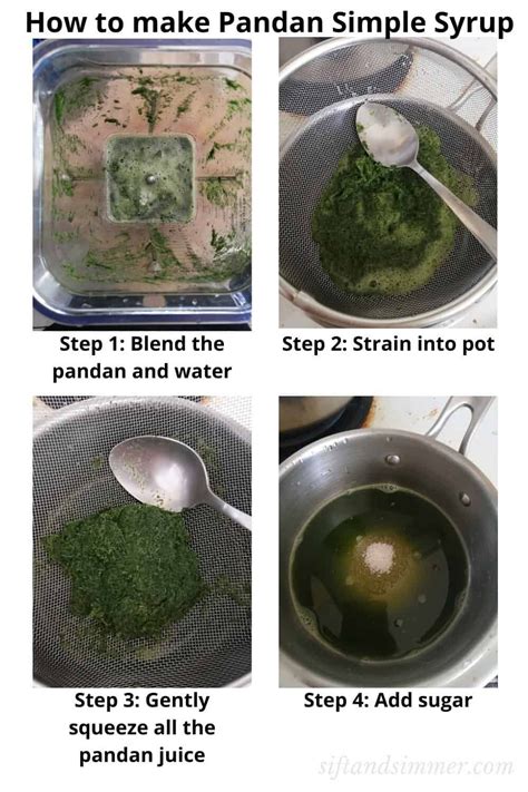 Pandan Simple Syrup Sift And Simmer Cold Brew Coffee Coffee Brewing