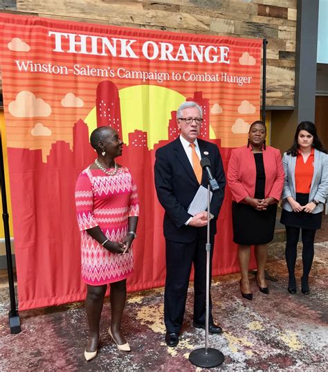 Think Orange Campaign Receives Boost In Fighting Hunger