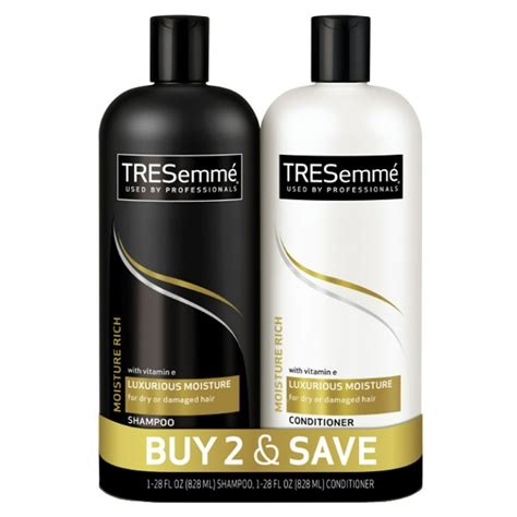 Tresemmé Moisture Rich Moisturizing Shampoo And Conditioner Professional Quality Salon Healthy
