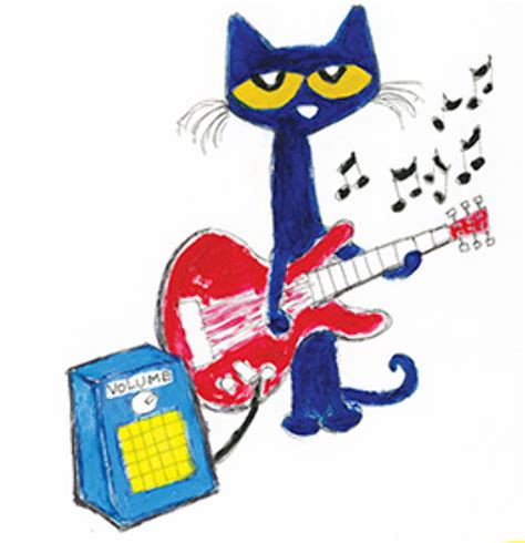 Pete The Cat Guitar Template