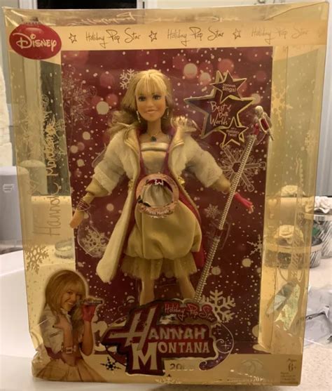 Rare Disney Holiday Pop Star Hannah Montana Fashion Doll 2009 New In