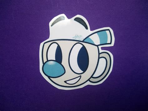 Cuphead Stickers Cuphead Mugman Etsy