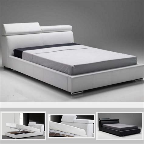 Letto matrimoniale in ecopelle bianco contenitore molto ampio misure letto 225x175 sponda h.105 misure materasso memory 190x160 le gambe corte e argentate sottolineano e valorizzano il design di lusso. Letto Contenitore In Ecopelle Bianco Prezzi - Offerta ...