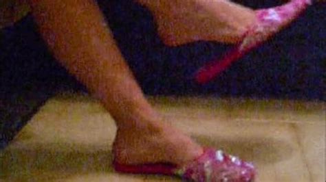 Video 7 Hot Girl With Fantastic Pink Slippers Italian Shoeplay Store