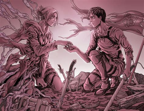 Eren And Annie Otp Fantastic Art Attack On Titan Anime Attack On