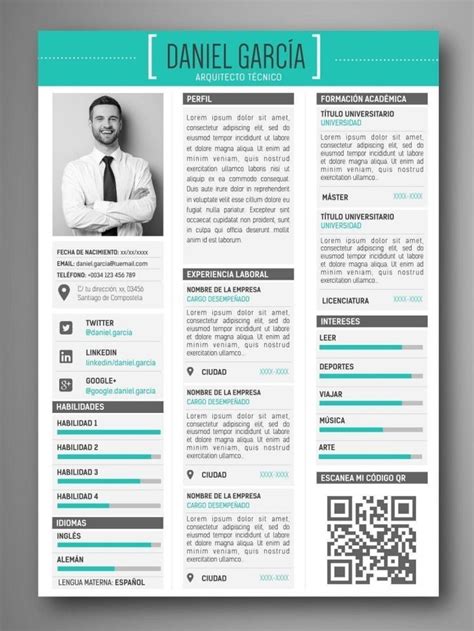 Podrás crear, editar, compartir tu curriculum vitae de forma gratuita, y exportarlo en formatos como pdf, html y txt. Plantilla cv moscu en 2020 | Diseños de curriculum vitae, Curriculum vitae creativos, Curriculum ...