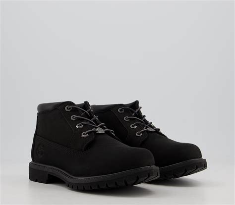 Timberland Nellie Chukka Double Waterproof Boots Black Mono Womens