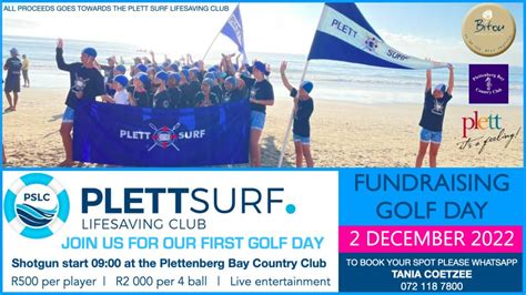 Plett Surf Lifesaving Club Golf Day Plett Surf Lifesaving Club Golf