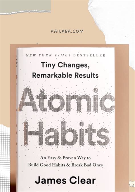 Atomic Habits James Clear Chapterwise summary Kailaba कईलब