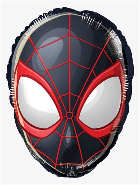 Spider Man Miles Morales Head Mask Transparent Png 1000x1000 Free
