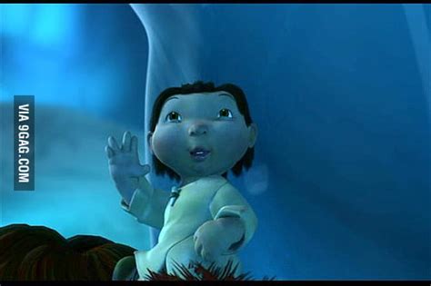 In Ice Age In The Cave Scene After Passing By The Alien Ship The